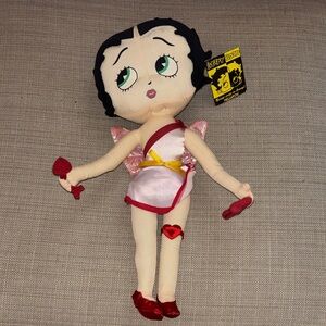Betty Boop Plush with Red and White Dress